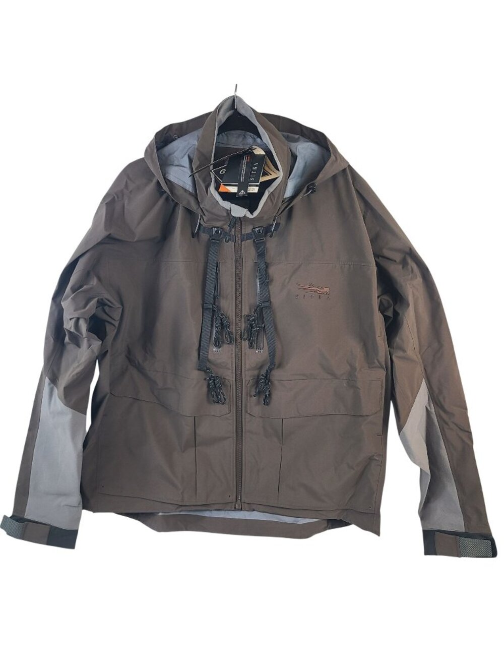 NEW Sitka Delta PRO Wading Jacket Men's Sz XL Gore-Tex Waterproof Earth Hooded